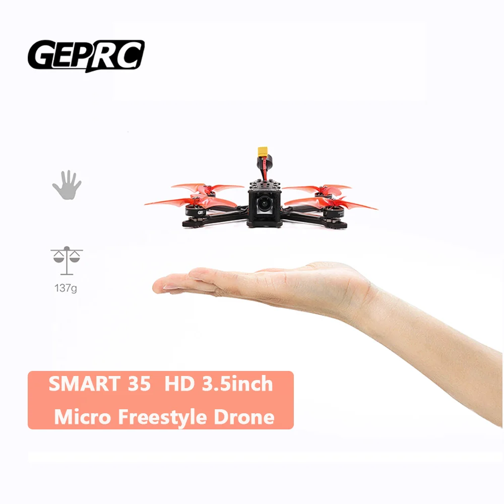 

GEPRC SMART 35 HD Polar 3.5inch Micro Freestyle RC Quadcopter Parts PNP / BNF w/ Caddx Vista Nebula Toothpick For FPV Drone Gift