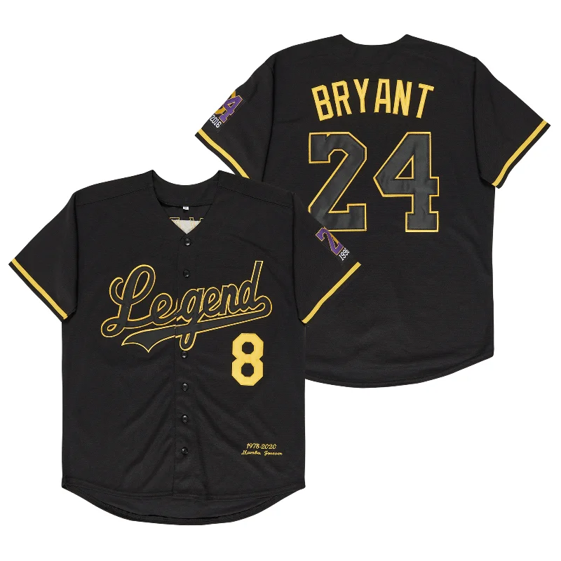 Бейсбольная Униформа Коби Легенда Брайант № 24 с принтом винтажные футболки