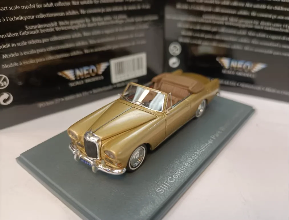 Винтажная модель автомобиля Neo 1:87 SIII Continental Pack Ward ограниченная серия