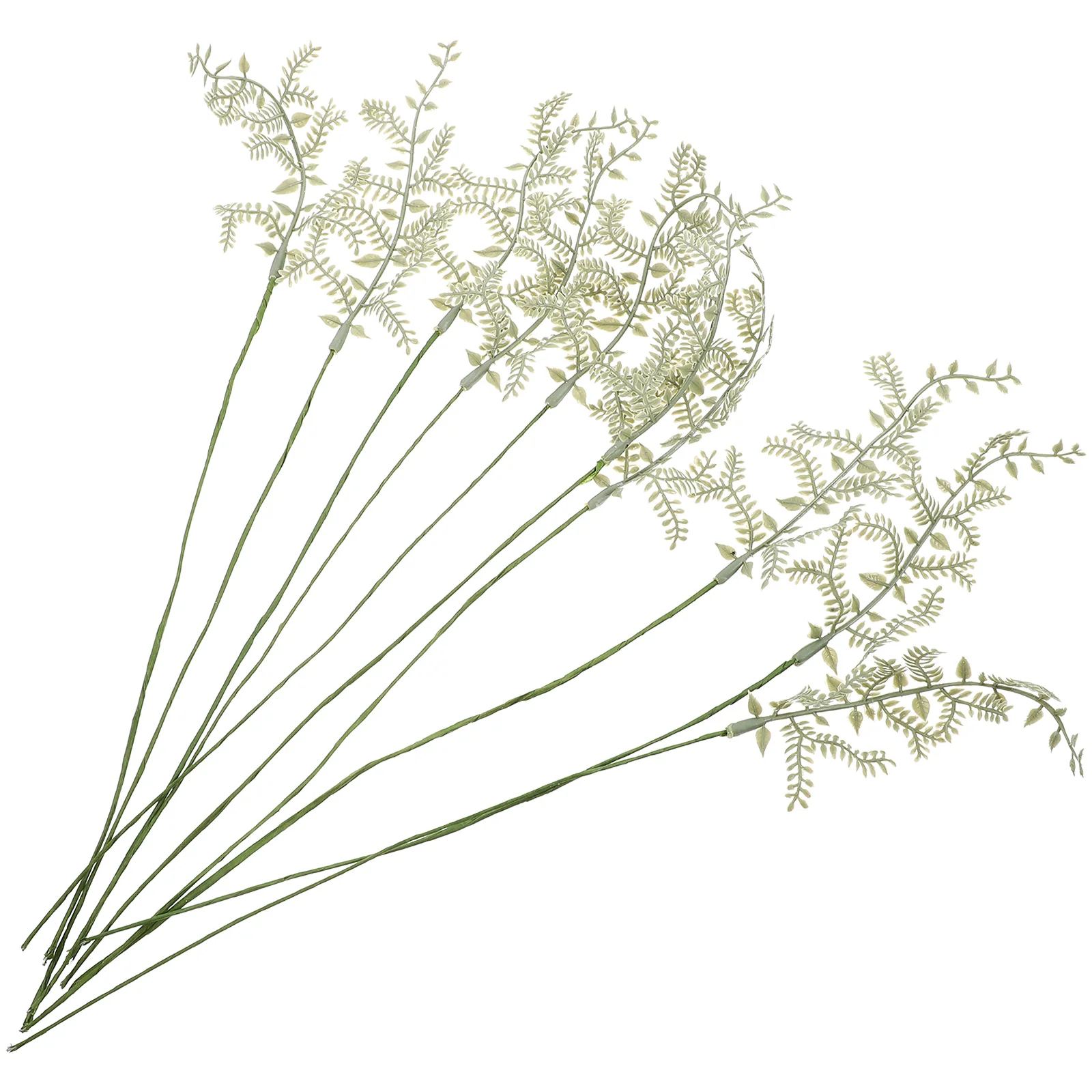 10 шт. искусственные растения украшения стебли зелени венок изготовление листьев