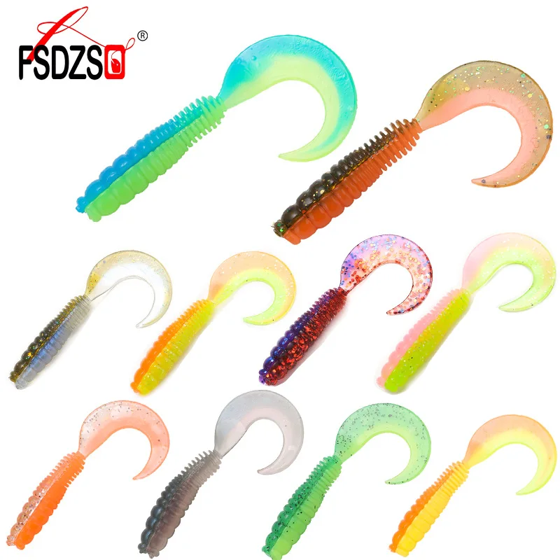 

Мягкая рыболовная приманка в виде личинки, 65 мм, 75 мм