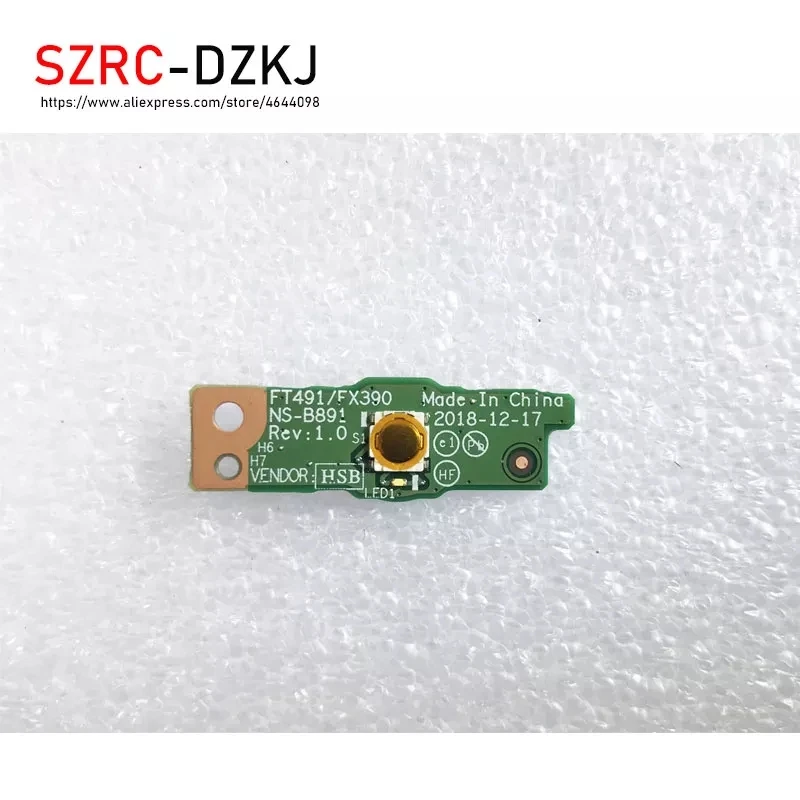 Новинка, оригинал, для Lenovo Thinkpad X390 ET491, кнопка питания, переключатель, подкарта, детская плата