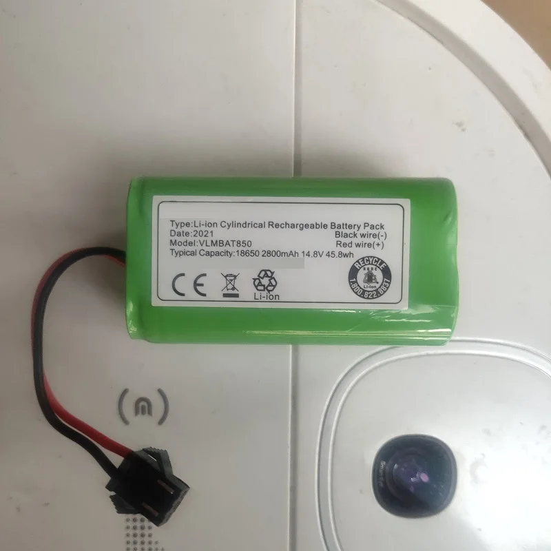 2800mAh Li-ion Battery For GUTREND SENSE 410 FUSION 150 Robot Vacuum Cleaner Part Accessories 14.4V 14.8V New 18650