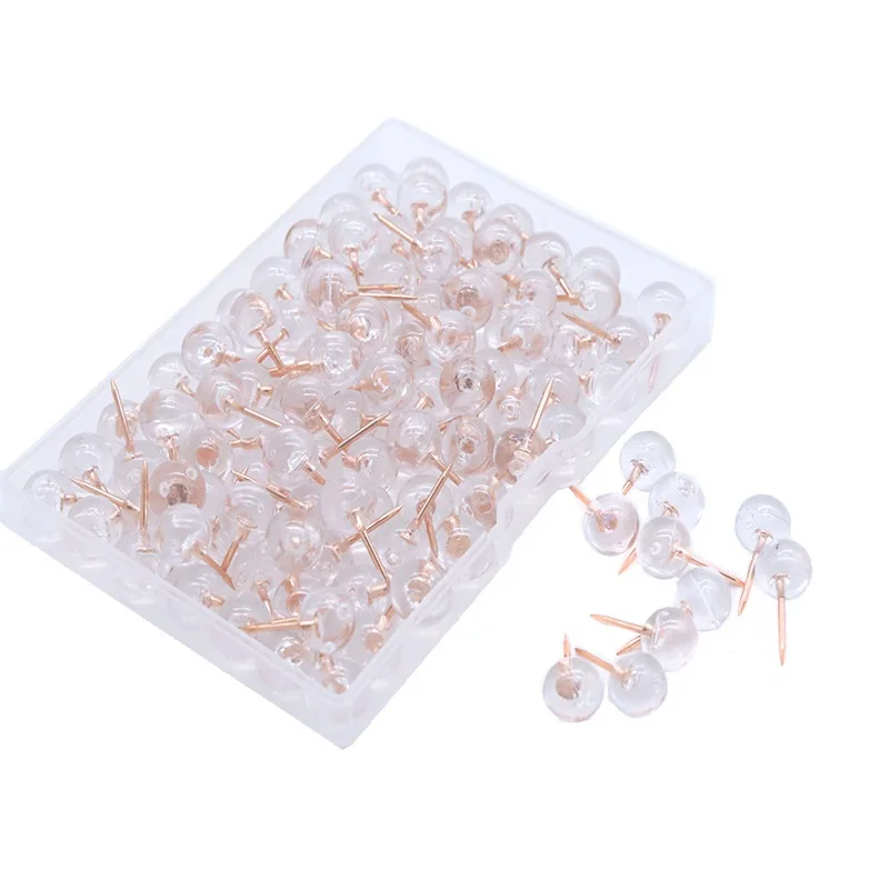 

Pushpins with Storage Box for Home Kindergarten School Photo Wall Decorations Office Cork Board
