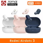 Наушники Xiaomi Redmi AirDots 3, гибридный вокализм, Bluetooth 5,2, настоящая беспроводная гарнитура Mi, звук CD уровня для POCO X 3 Pro Realme