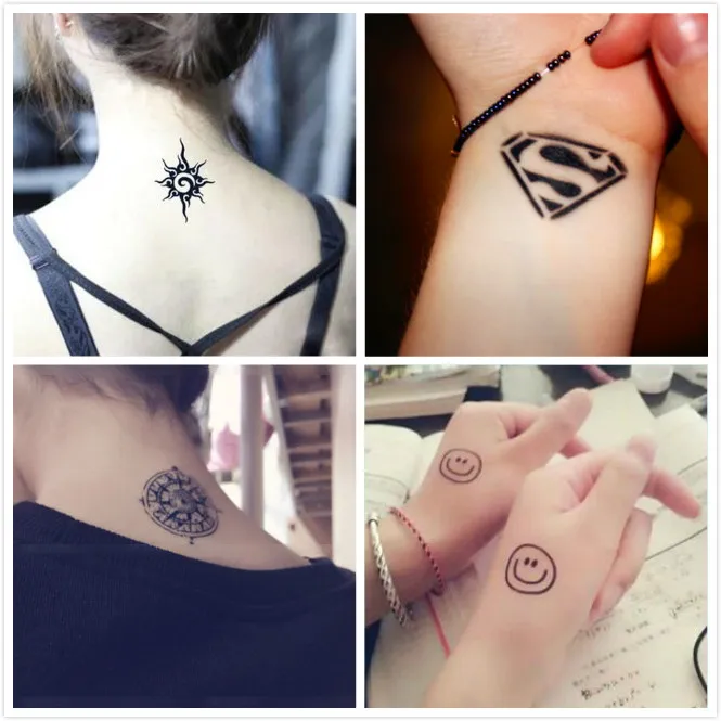 60 шт./компл. Временные татуировки Totem Wolf Dragon временные фальшивые для мужчин женщин