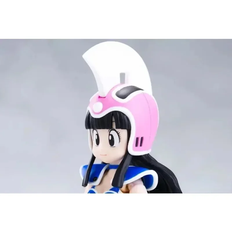 В наличии BANDAI Original Dragon Ball Z SHF Chichi Kid Era Аниме Фигурка Подлинная сборная модель