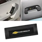 Крышка подлокотника с логотипом автомобиля, перчатка для вытягивания внутренней двери автомобиля для Chevrolet, Колорадо, Sonic, Aveo, Cruze, Epica, Lova, Camaro, Impala 2, 3, 4, 5