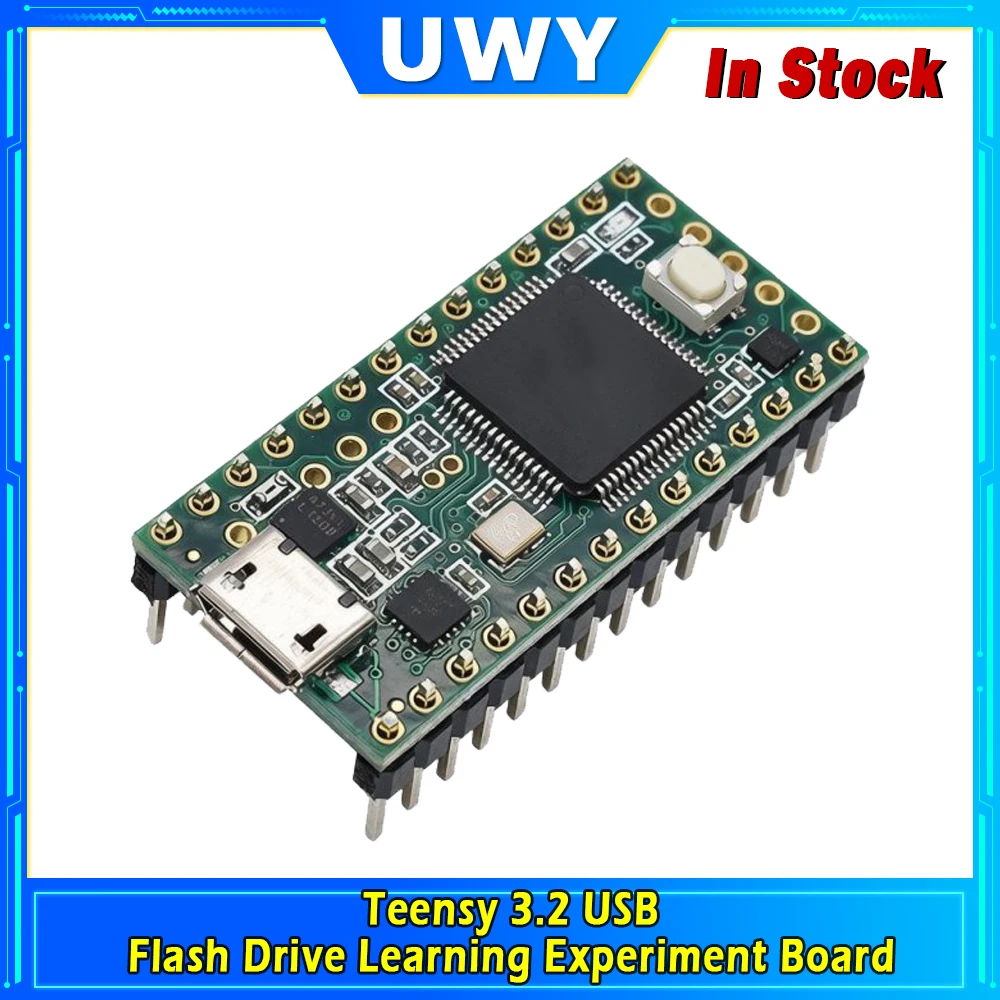 Фото Плата разработки Teensy 3.2 MK20DX256 Cortex-M4 MCU с интерфейсом Mini USB, основная плата микроконтроллера ARM для аудио №1