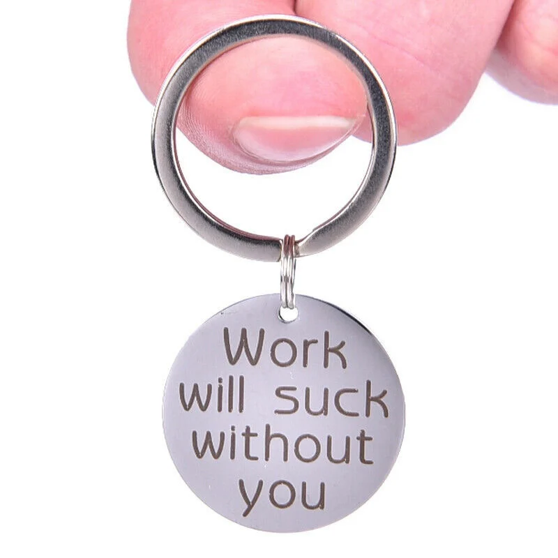

DIY Key chain Colleague Gift Keychain Pendan DIY Work will suck without you
