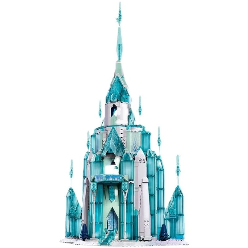 

1700+Pcs Disney Blocks Model Queen Elsa Anna Frozen Snow Castle Building Bricks Toys Gifts for Girls Kids Adult 43197 Technical