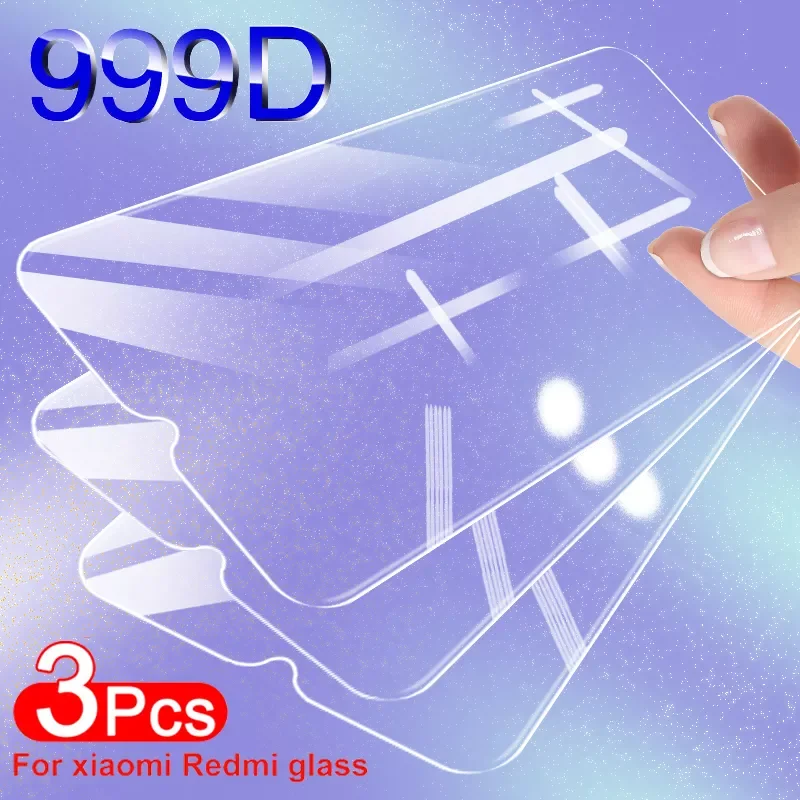 

3Pcs Full Cover Glass For Xiaomi Redmi Note 8 7 9 10 Pro Max Screen Protector On For Redmi Note 10 9s 5 Pro 5A 8T Tempered Glass