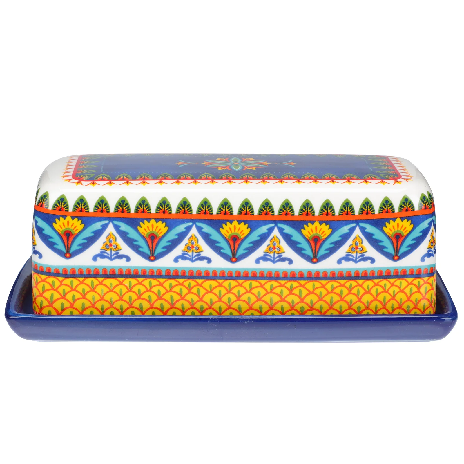 

Butter Dish Lid Ceramic Container Countertop Plate Covered Holder Keeper Tray Cheese Dishes French Serving Dishwasher Crock Safe