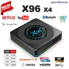 ТВ-приставка X96 X4, Android 2021, 8K, Amlogic S905X4, 4 + 3264 ГБ