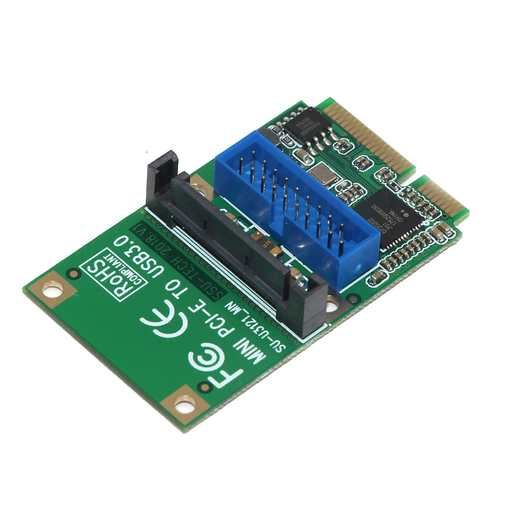 Mini PCI-E к USB 3 0 адаптер карты MINI PCI Express 19-Pin / 20pin USB3.0 Расширенная карта 15Pin SATA порт