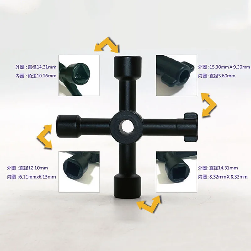 

Многофункциональный треугольный ключ для шкафа управления водометром лифта, квадратное отверстие, 1 шт.