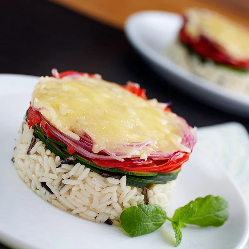 4 шт. круглая форма для холодного блюда из нержавеющей стали с толкающей тарелкой