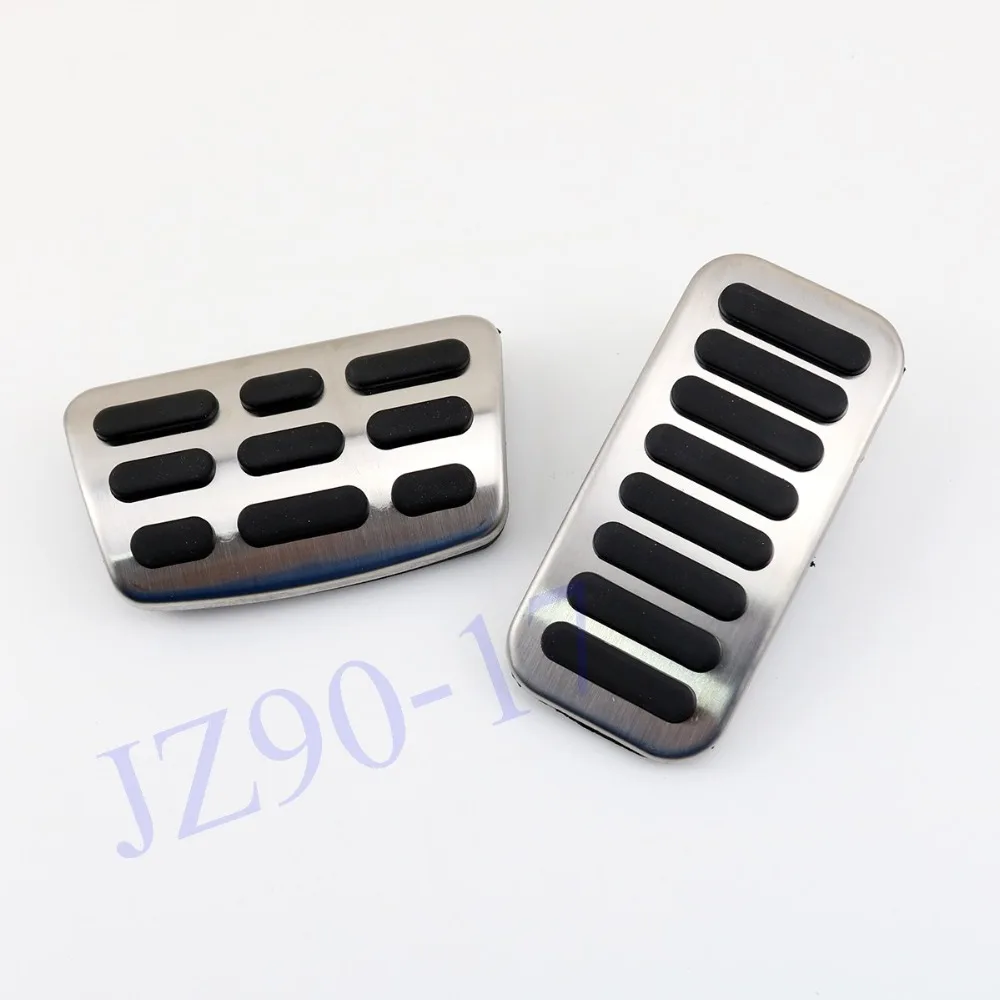 Нескользящие накладки на педали из нержавеющей стали для газа топлива тормоза