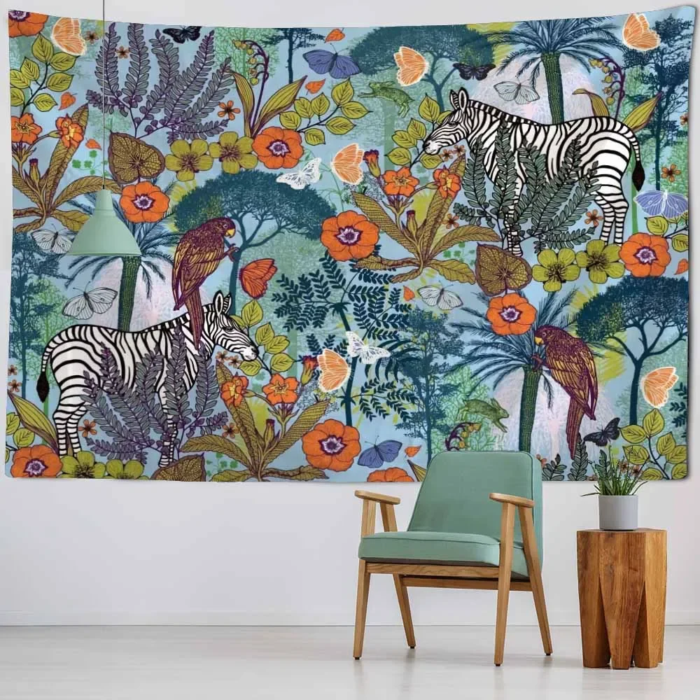 Винтажная художественная живопись гобелен настенный пляжный коврик для йоги