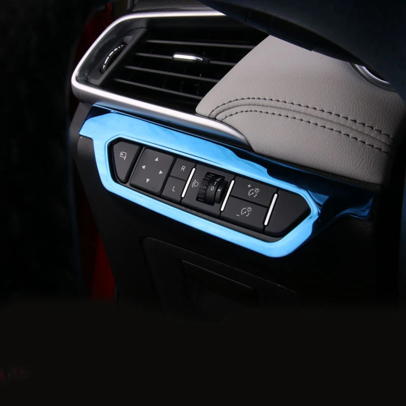 

1pc For MG Hector 2020 Headlamp Adjustment Control Panel Decorative Frame