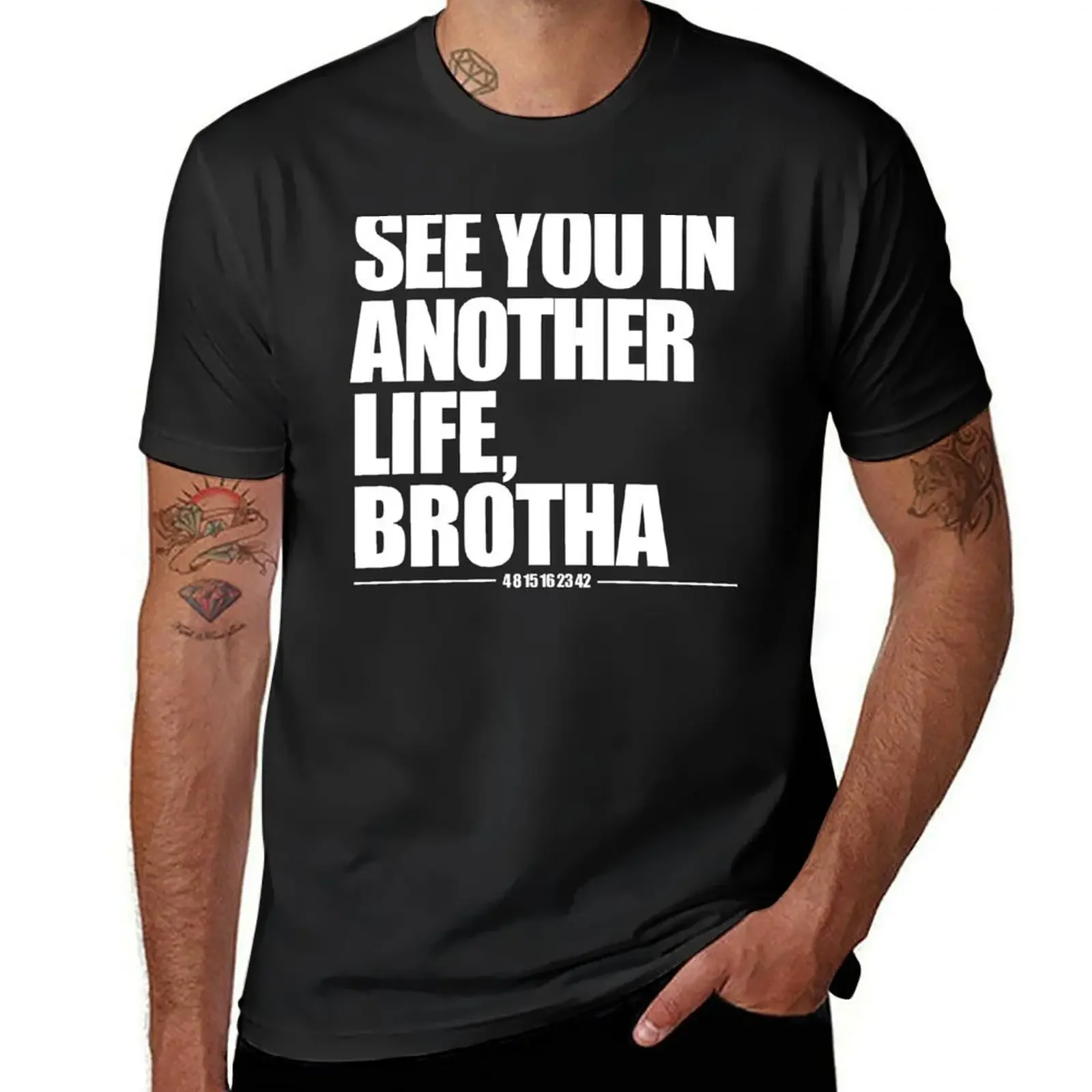 Мужская футболка с надписью LOST: See You In other Life