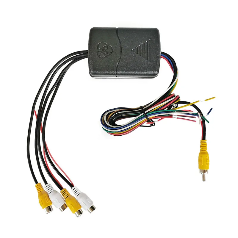 

SMALUCK 4 камеры в 1 комбайнер изображений с видеоуправлением, канальный преобразователь для автомобильной системы вождения, передний, задний, левый, правый вид