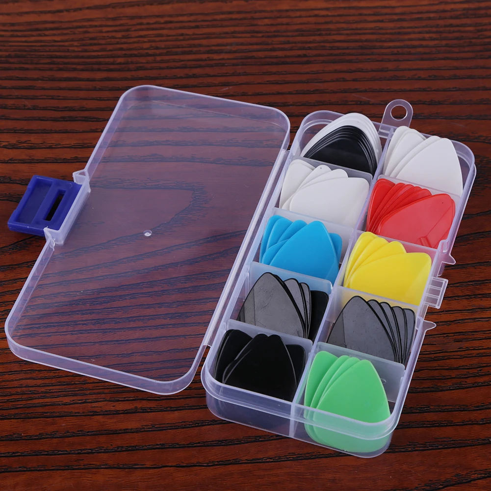 

30/40/50pcs Ukulele Acoustic Classical Guitar Pick 0.46-1.2mm Thickness Plectrums for Stringed Instruments Parts