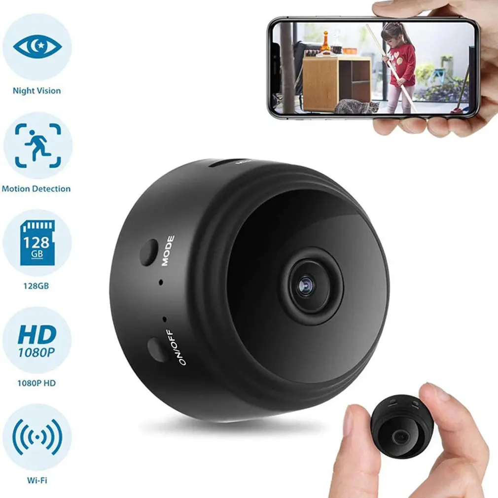 

Mini Security Camera Wifi Mobile Phone Remote High Definition Remote Alarm Infrared Night View Small Surveillance Cameras Hot