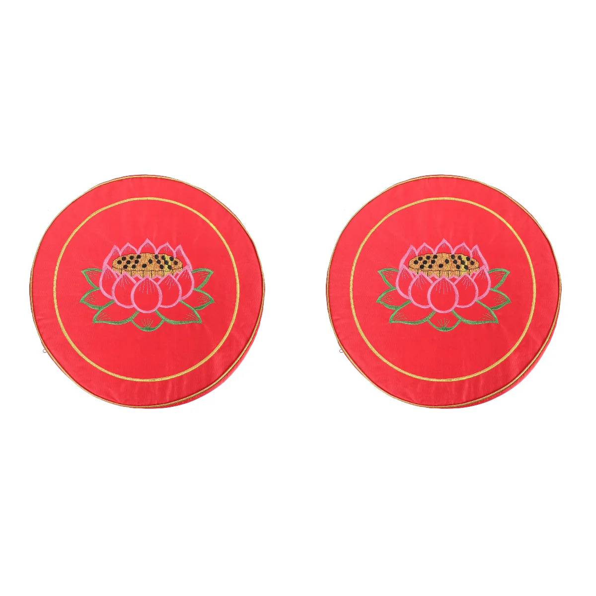 

India Comfortable Kneeling Cushion Meditation Seat Home Round Mat Prayer Embroidery Pattern