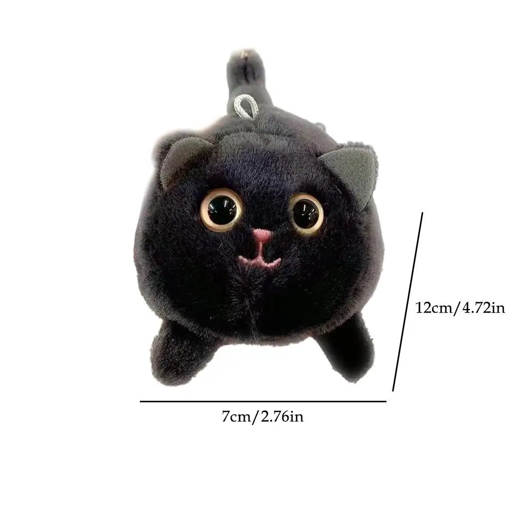 1PCS Cute Plush Blue Cat Brador Cat Tail Wagging Keychain Pendant Doll Plush Toy Kids Toy Gift Cartoon Animal Plush Toys images - 6