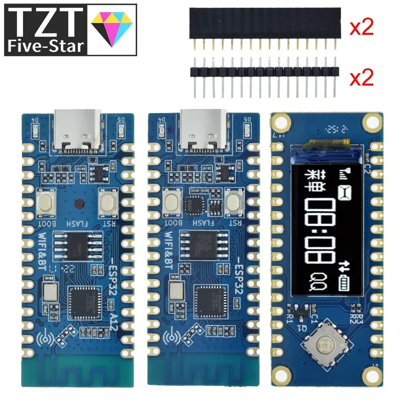 Макетная плата ESP32 C3 материнская с ЖК-дисплеем встроенная антенна 2 4G 32Pin IDF WiFi +