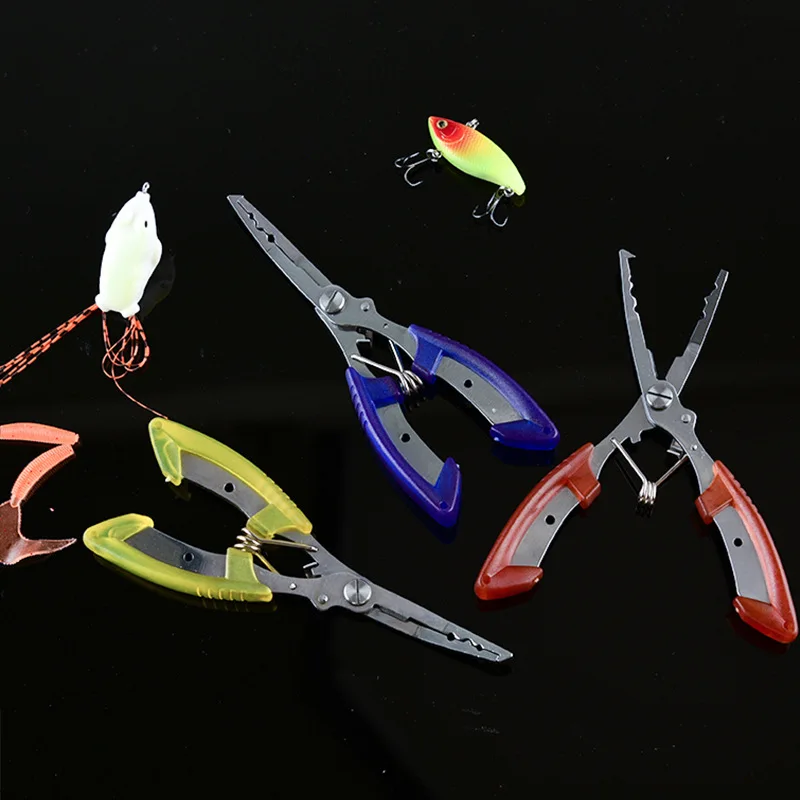 

Multi Functional Fishing Pliers Scissors Line Cutter Hook Remover Fishing Clamp Accessories Tools