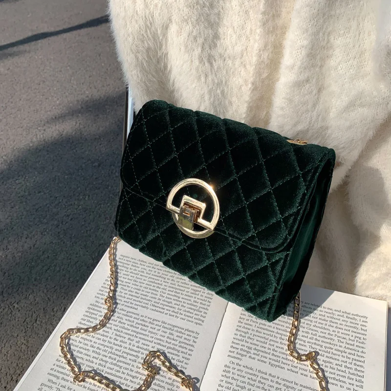 

Модная женская сумка на цепочке, новинка 2022, простая прекрасная сумка-мессенджер на одно плечо, кошельки и сумочки, роскошные брендовые сумк...