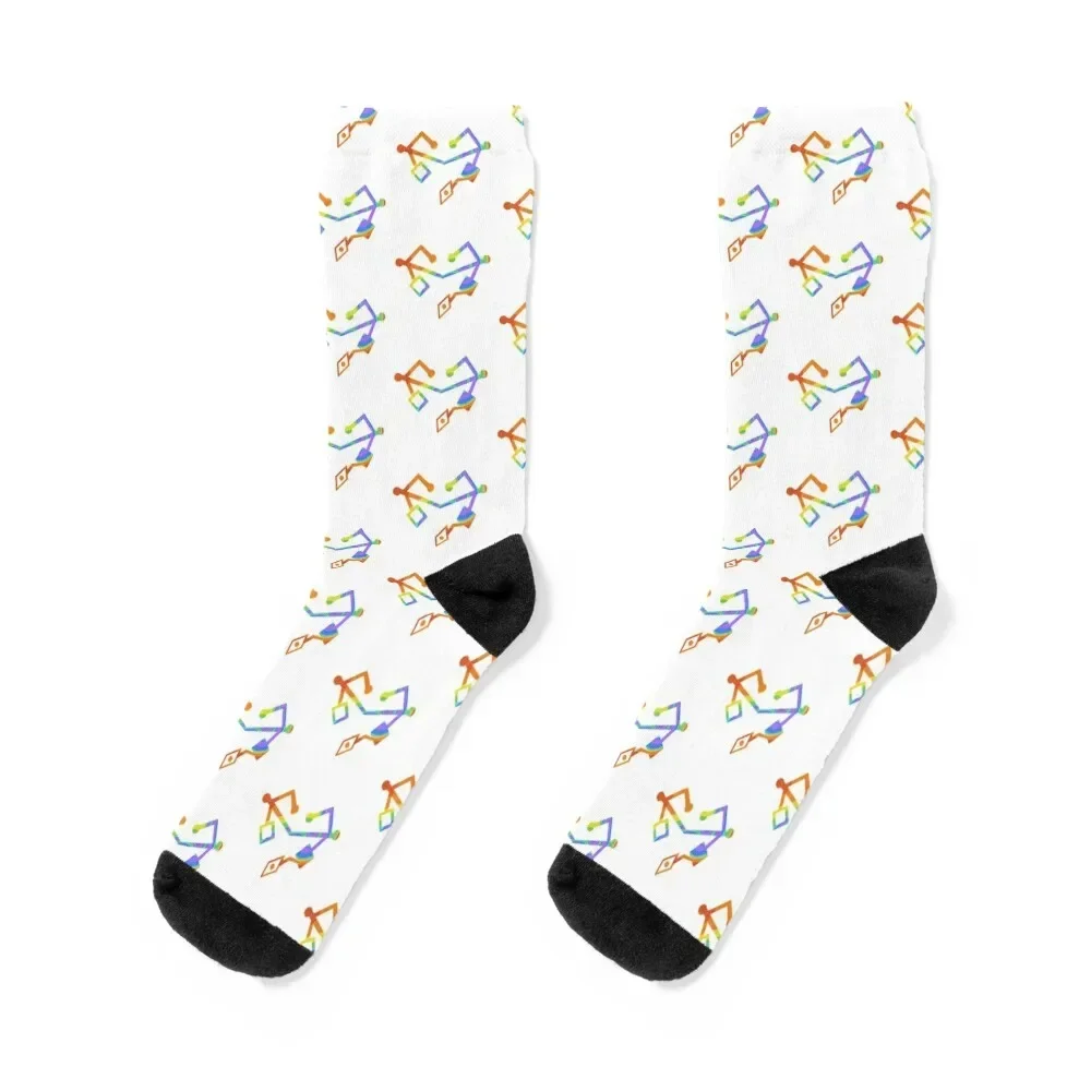 She Rainbow Heart Marble Socks забавный подарок мужчине Мужские носки женские
