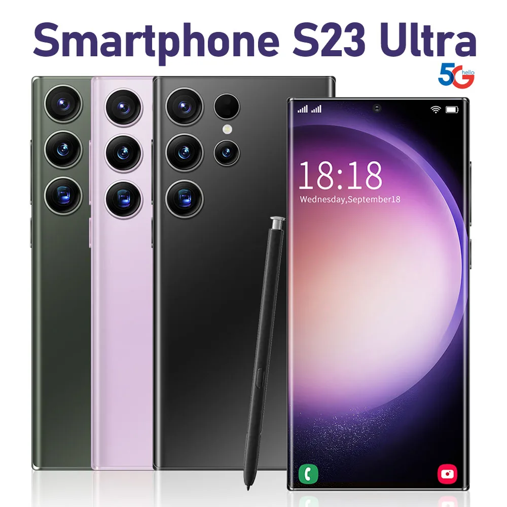 

Смартфон S23 Ultra, 7,3 дюйма, 16 + 1 ТБ, 6800 мАч, 32 + 64 мп