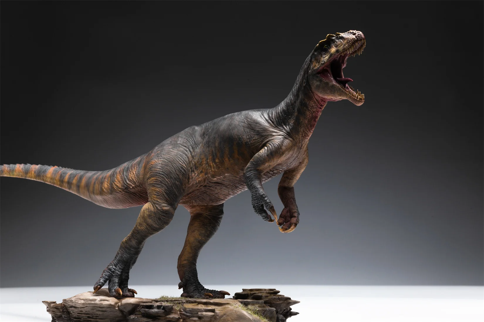 

Парниковая революционная студия 1/15 Saurophaganax модель сцены динозавр реквизит для фотосъемки фигурки животных Коллекционная декоративная игрушка в подарок