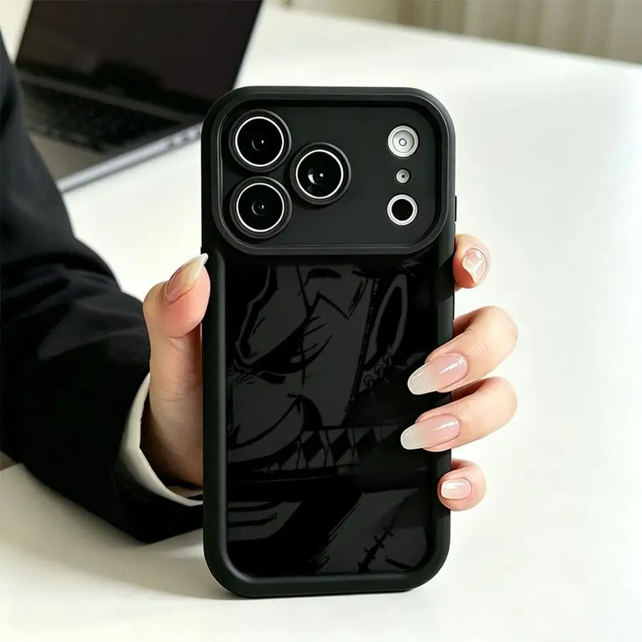 Фото Чехол для телефона Apple iPhone 17 Pro Max 14 Plus 15 16e XS Air 11 12 XR 13 Mini 16 с мультяшным аниме-дизайном (One Piece) №2
