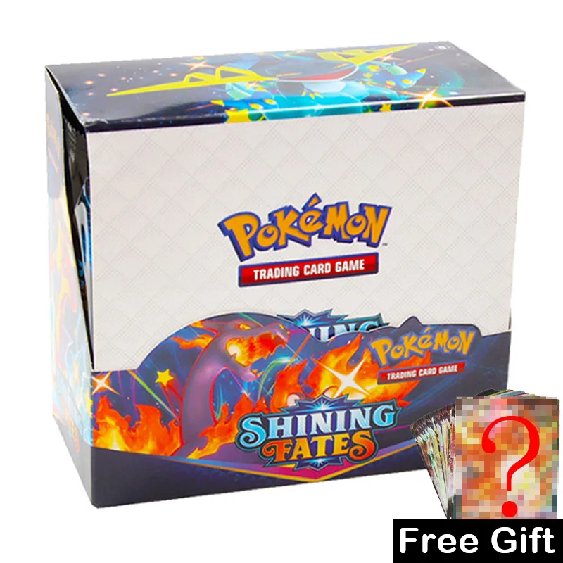 

Pokemon TCG: XY Evolutions Sealed Shining Fates Booster Box English French Spanish Collectible Trading Vmax Card Game Toy