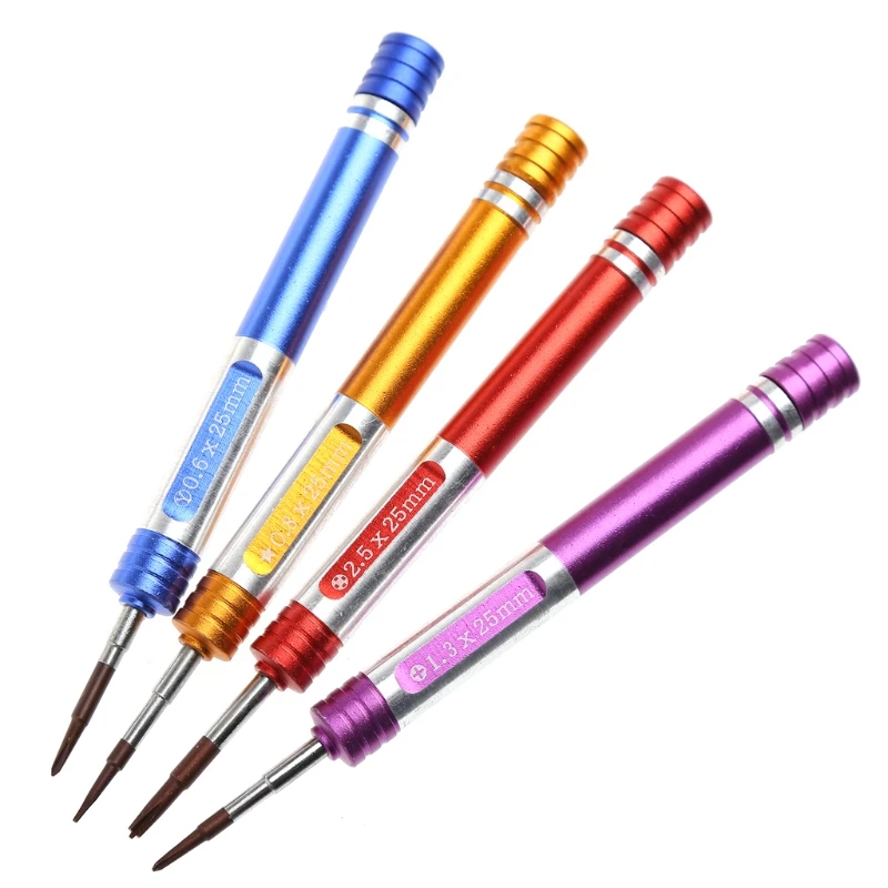 8 in 1 magnetic tip screwdriver kit for iphone 7 7 plus opening repair tool set free global shipping