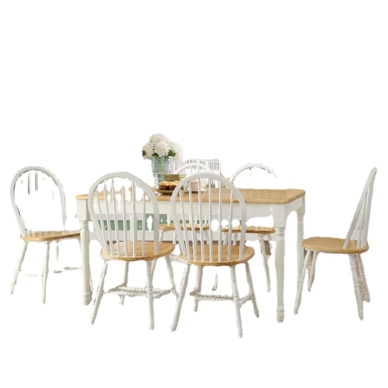 

Better Homes and Gardens Autumn Lane 7-Piece Dining Set, White and Natural