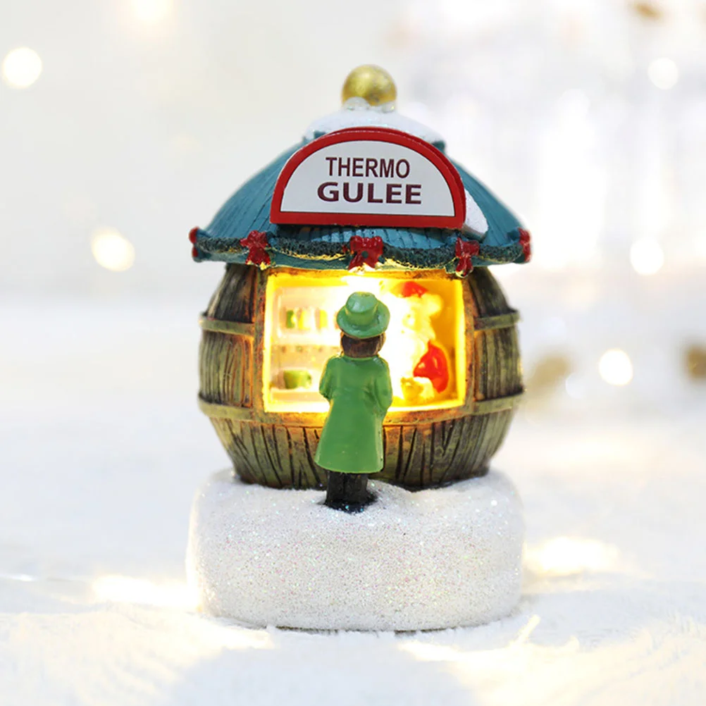 

Christmas Decorative Night Light Xmas Village Lamp Christmas Table Decoration