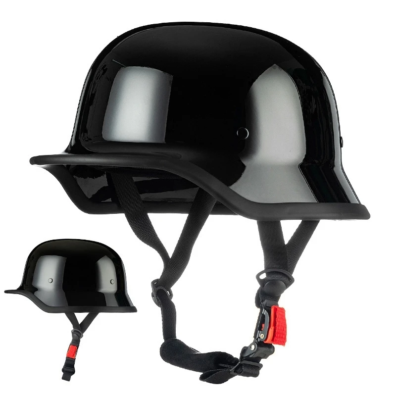 Мотоциклетный шлем с открытым лицом, мотоциклетный ретро защитный шлем, летний мотоциклетный полулицевой шлем, винтажные моторные шлемы M-2XL