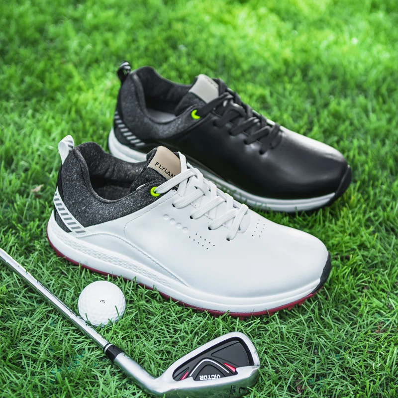 2023 Waterproof Men Golf Shoes Professional Light Golfer Footwear Outdoor Walking Golfing Man Sport Shoes New Male Golf Sneakers
