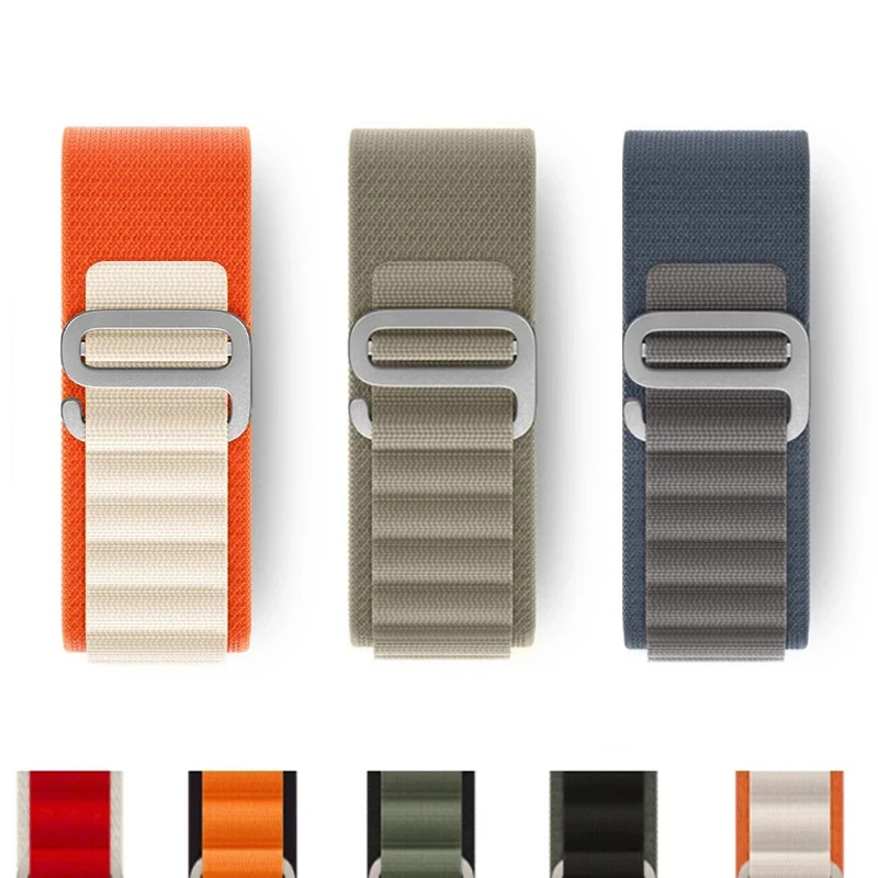 

Alpine loop strap For Apple watch ultra 2 band 49mm 44mm 40mm 45mm 41mm 42mm 38mm correa bracelet iWatch series 7 6 5 4 3 se 8 9