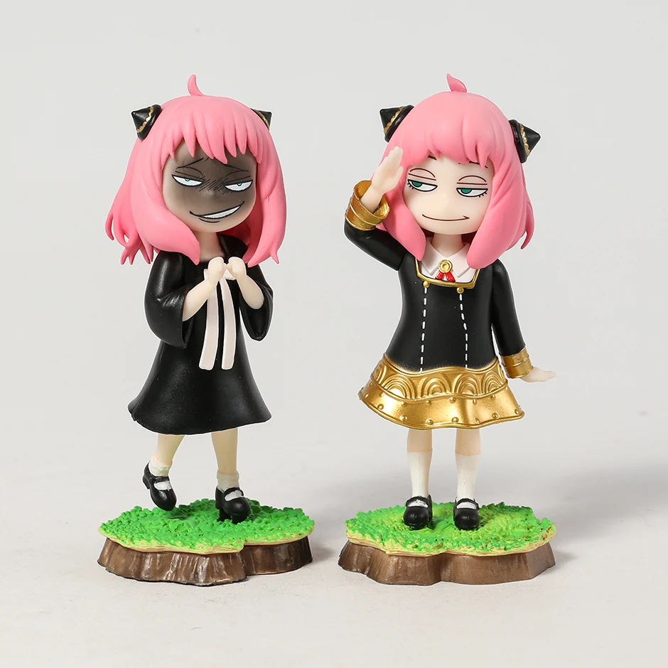 

SPY x FAMILY Anya Forger with Replaceable Head PVC Figure Statue Decoration Model Toy