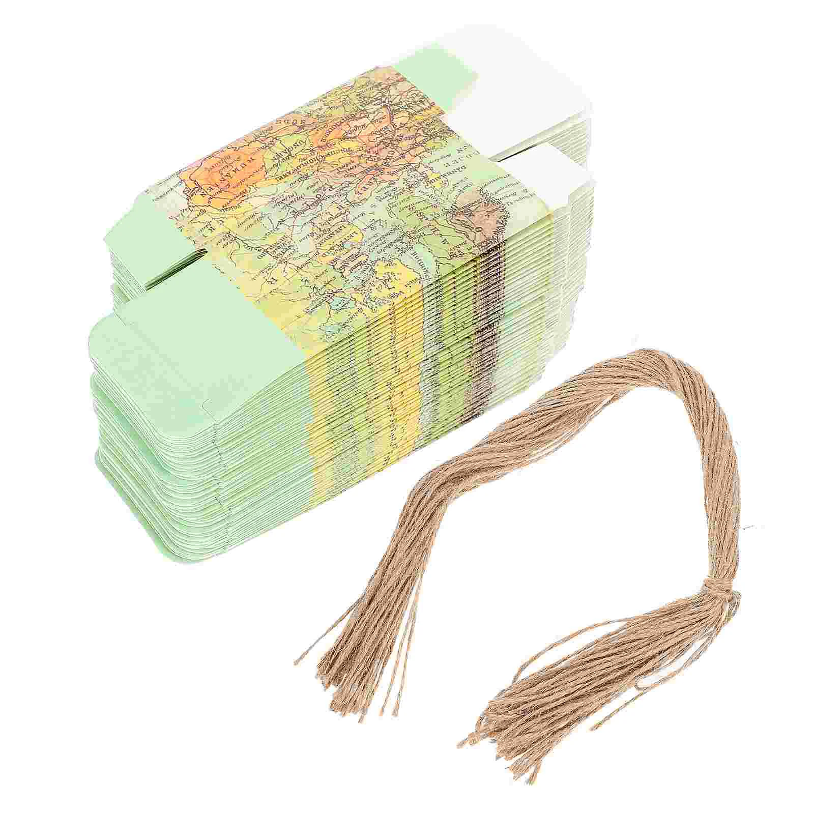 50 шт. конфетные коробки с картой мира | Подарочные и пакеты