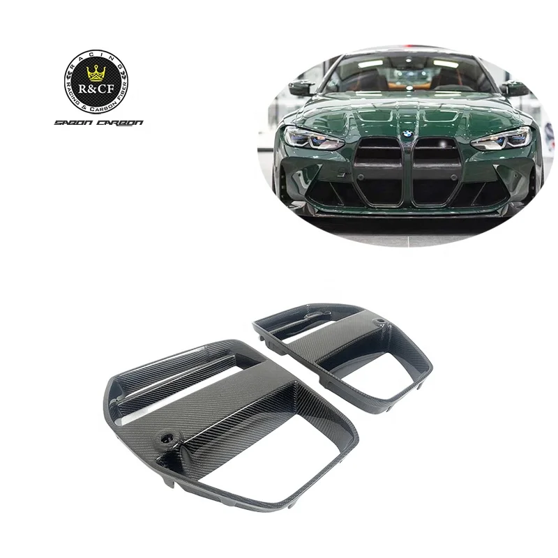

Передняя крышка гриля из углеродного волокна для BMW G80 M3 G82 G83 M4 2022 M3 M4 Vor-style Aero