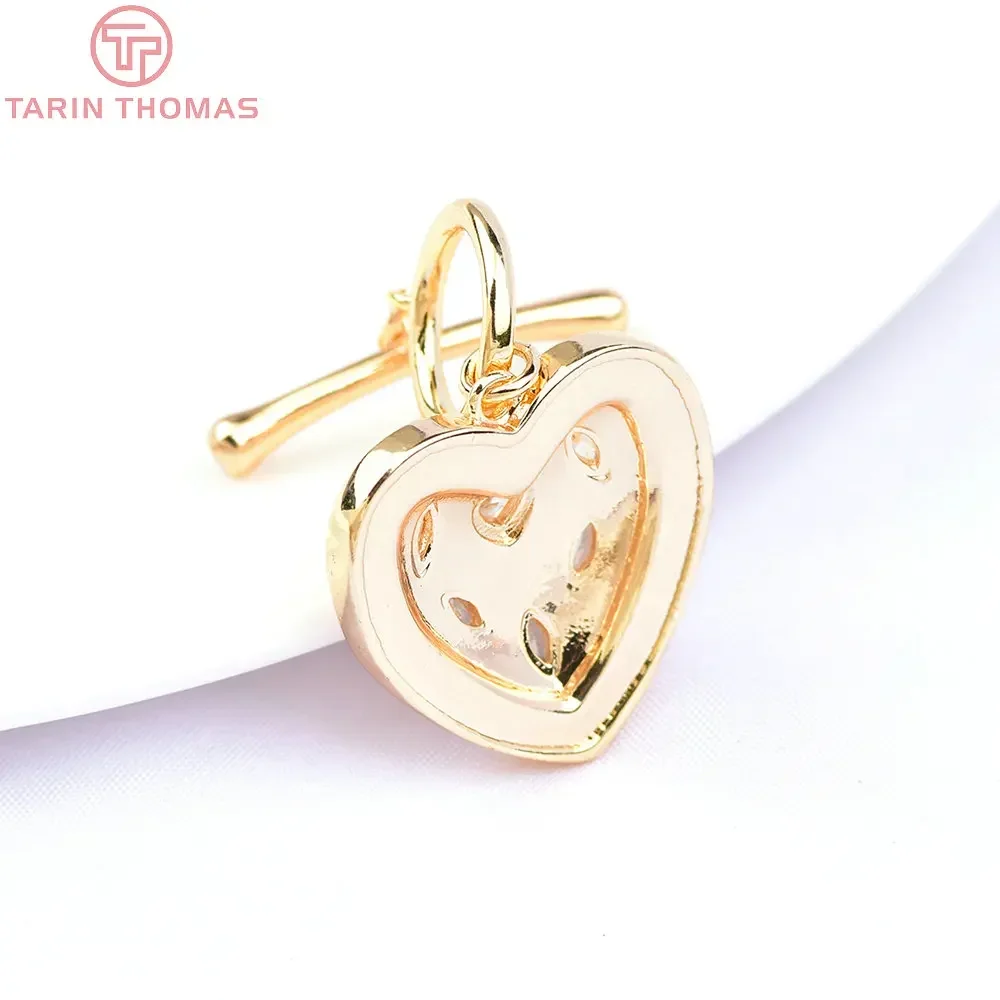 (6395) 2 комплекта латуни с покрытием 24-каратного золота и циркониевым браслетом