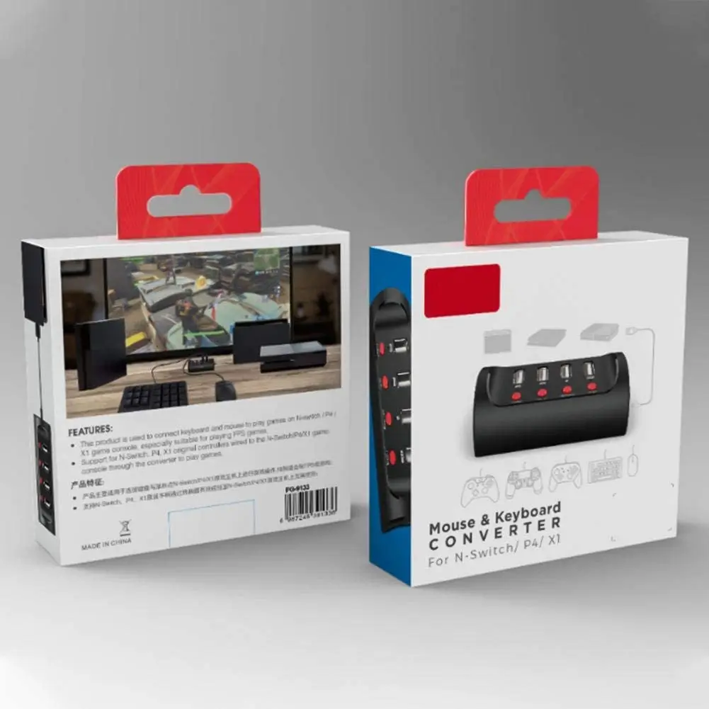 Конвертер клавиатуры и мыши ipega PG9133 для NSwitch/P4/X1 портативный конвертер мобильного
