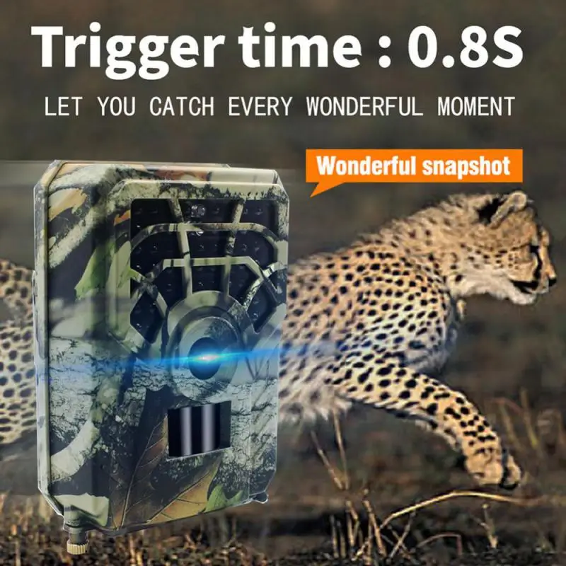 

Охотничья тропа PR300PRO, камера 16 МП для дикой природы с ночным видением, активируемая движением, наружная камера с триггером для наблюдения за...